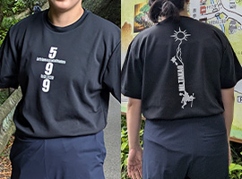 高尾山Tシャツ599ver(白)