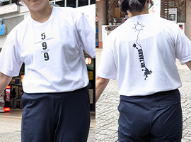 高尾山Tシャツ599ver(白)